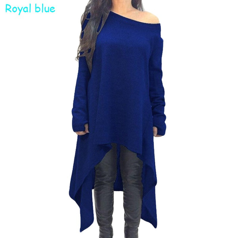 Irregular Maxi Dress Plus Size