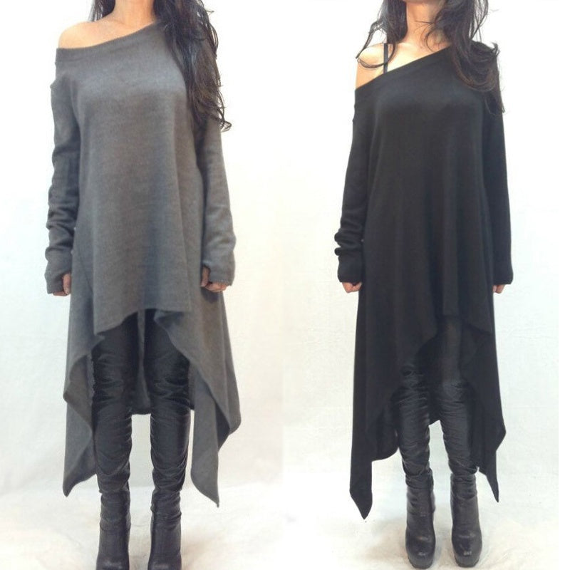 Irregular Maxi Dress Plus Size