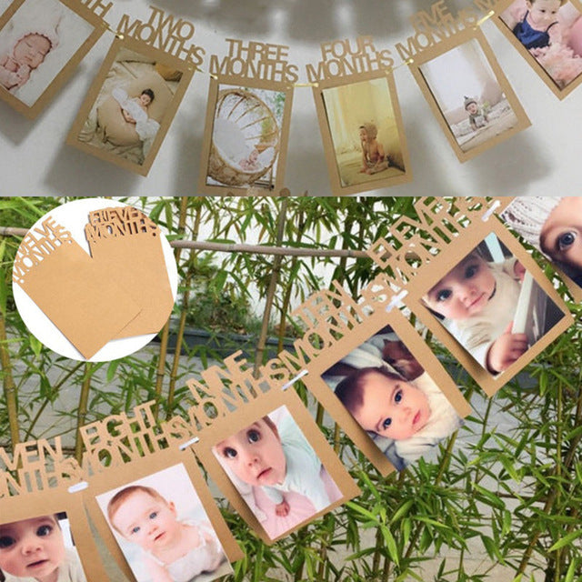 Kids Birthday Photo Wall