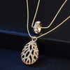 Image of Double Layer Waterdrop Necklace