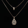 Image of Double Layer Waterdrop Necklace