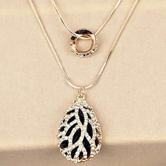 Double Layer Waterdrop Necklace