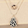 Image of Double Layer Waterdrop Necklace