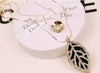 Image of Double Layer Leaf Pendant Necklace