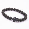 Image of Lava Stone Turtle Bracelet