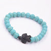 Image of Lava Stone Turtle Bracelet