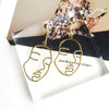 Image of Abstract Face Dangle Earrings