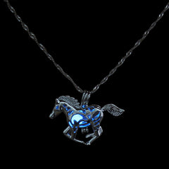 Luminous Horse Necklace