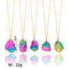 Image of Rainbow Natural Stone Necklace