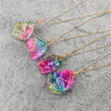 Image of Rainbow Natural Stone Necklace