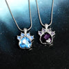 Image of Birthstone Crystal Paw Necklace