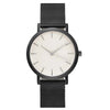 Image of Minimal Black Stainless Steel Watch