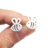 Image of Honey Bumble Bee Stud Earrings