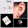 Image of pendientes magneticos color rosa