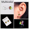 Image of pendientes magneticos multicolores