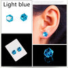 Image of pendientes magneticos color azul claro