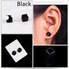 Image of pendientes magneticos color negro