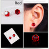 Image of pendientes magneticos color rojo