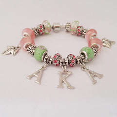 AKA Sorority Charm Bracelet